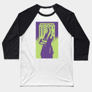 Rosario Dawson in Ahsoka graphic design illustration ironpalette Baseball T-Shirt